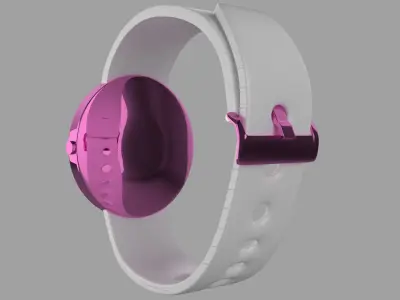  Simple Clean Pink Watch 