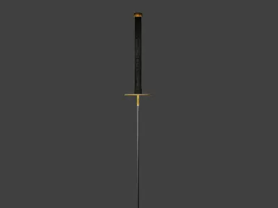Shi Katana Free low-poly 3D model