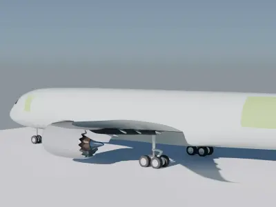 787-8 F Low-poly 3D model