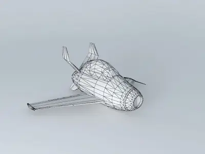 Template McDonnel Douglas XF 85 Goblin Parasite Fighter Free 3D model