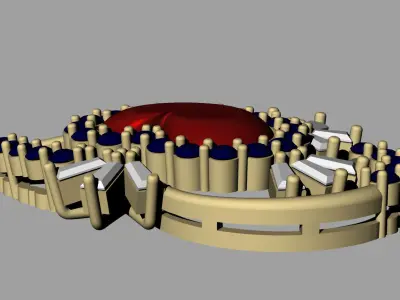 3d printable vintage pendant jewelry 3D print model