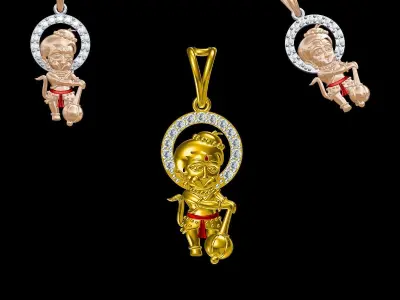 baal hanuman 3D model