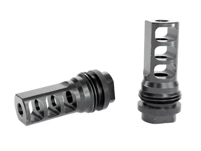 SilencerCo ASR Muzzle Brake Low-poly 3D model