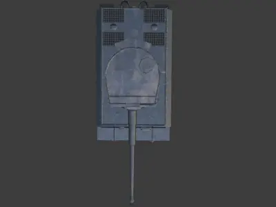 Tiger 1 -  Panzerkampfwagen VI Low-poly 3D model