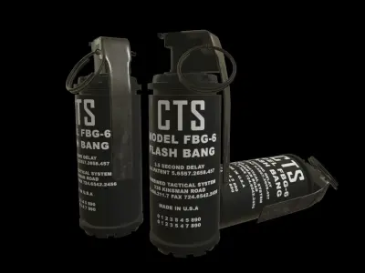 Grenade Pack Low-poly 3D model buy