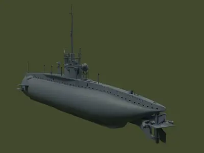 SM UC 5 U-boat - RC 3D print model