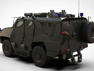 BMC Vuran Low-poly 3D model