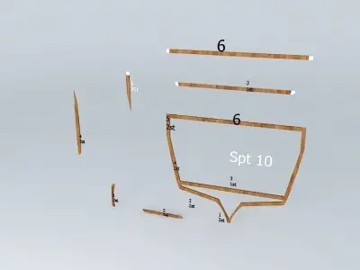 Spt 10, boat frame Free 3D model