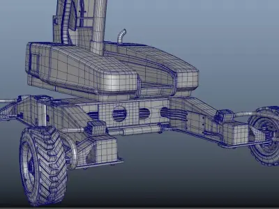  Genie SX180  Telescopic Boom Lift 3D model