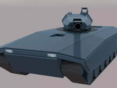  MBT mk1 Minotaur Low-poly 3D model