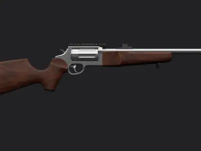 Carbine revolver 3D model
