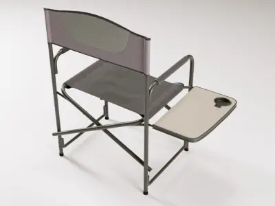 Folding Aluminum Camping Portable Lightweight Chair  3D model