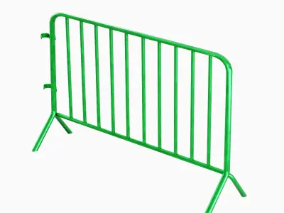 Fence Barrier 05 Low-poly 3D model