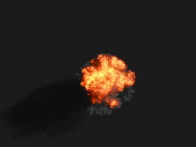 3D Explosion  Low Price Series  3D model