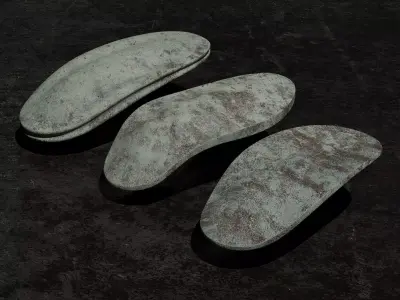New UNMA Collection - UNMA-B-C-D - Flying Artifacts 3D model