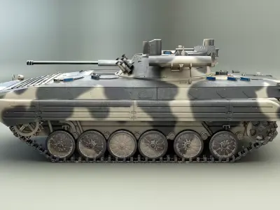 BMP-2M Berezhok Camo 3D model
