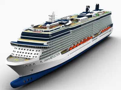 Celebrity Reflection Cruise Ship 3D model
