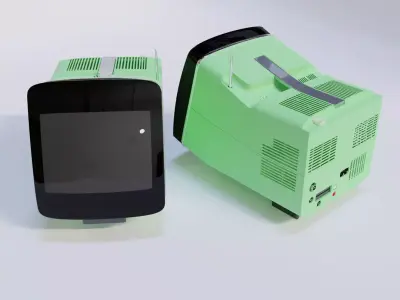 Portable Television 3D model