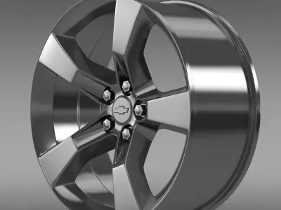 Chevrolet Camaro 2010 rim 3D model