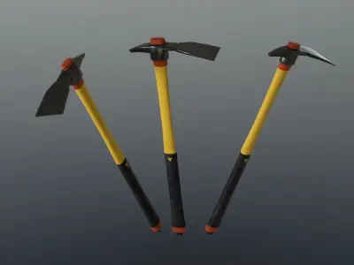 Hoe - Modern Low-poly 3D model