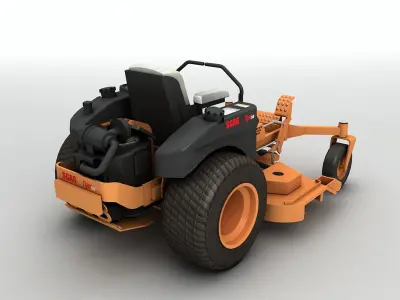 SCAG Tiger Cub Industrial Riding Mower 3D model