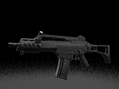 G36 - Game Ready assault rifle Low-poly 3D model