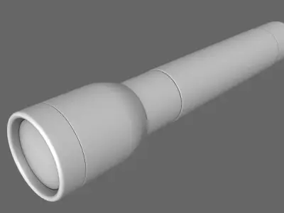 Flash Light Lamp Free 3D model