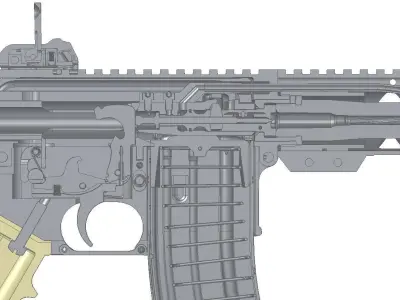 Armalite AR-15 3D model