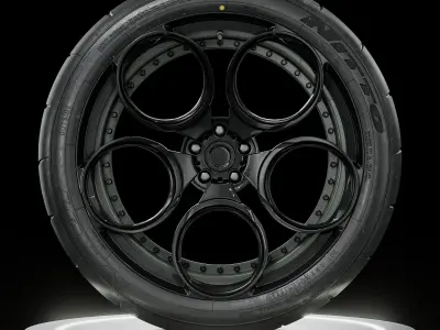 Nitto NT01 325 30 ZR19 101W 3D model