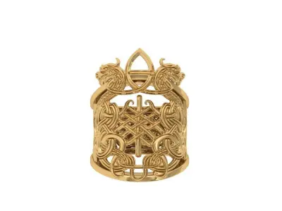 Wedding Ring  3D print model 418