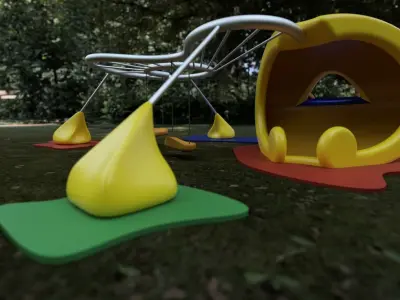 Juego Infantil 3D model