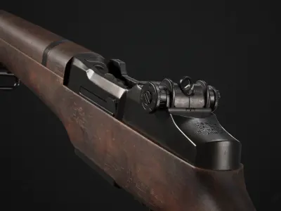 M1 Garand Rifle Low-poly 3D model purchase
