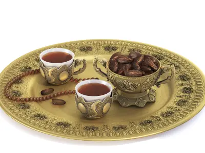 Arabian Accessories Set 3D model