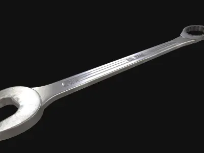 Wrench Gameready New Old VeryOld Low-poly 3D model