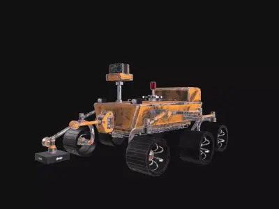 Mars Rover 4 in 1 3D model