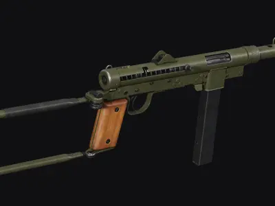 Carl Gustaf M45 Low-poly 3D model