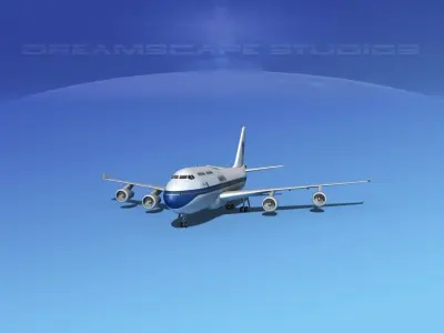 Boeing 747-400 Varig  3D model