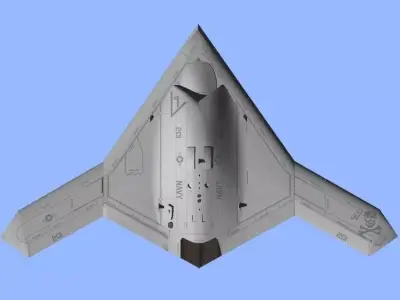 US NAVY Northrop Grumman X-47B Pegasus 3D model