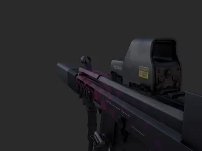 HK UMP Low-poly 3D model