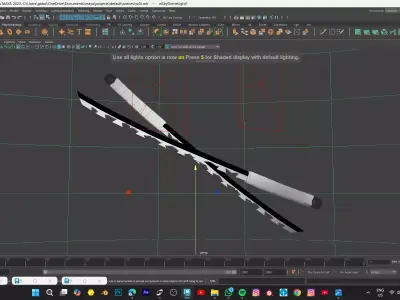 Inosuke Hashibira  Swords Demon Slayer Low-poly 3D model