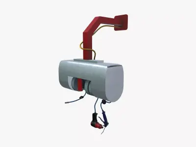 Pneumatic hanger 3D model