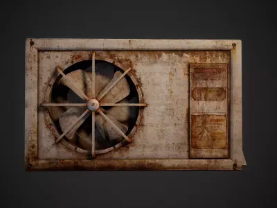 AC Unit Low-poly 3D model purchase