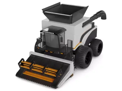 Combine Harvester 3D model