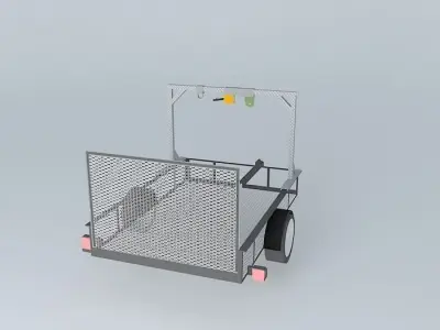 Trailer Lift Assembly Free 3D model