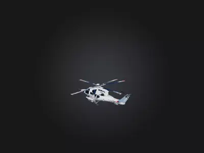 Helicopter 3D model by your3dworld