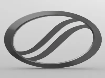btz logo 3D model