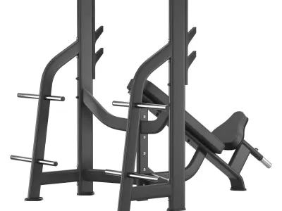 E-7042 Olympic Bench Incline 3D model purchase