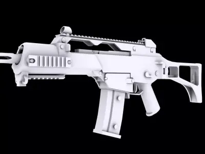 A kind gun call KGE 36 3D model