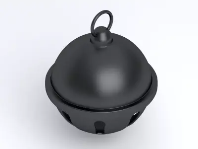 Jingle bell black 3D model
