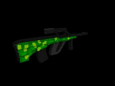 weapons voxel 3D model